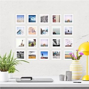 White Picture Frames, 4x4, Perfect for Instagram